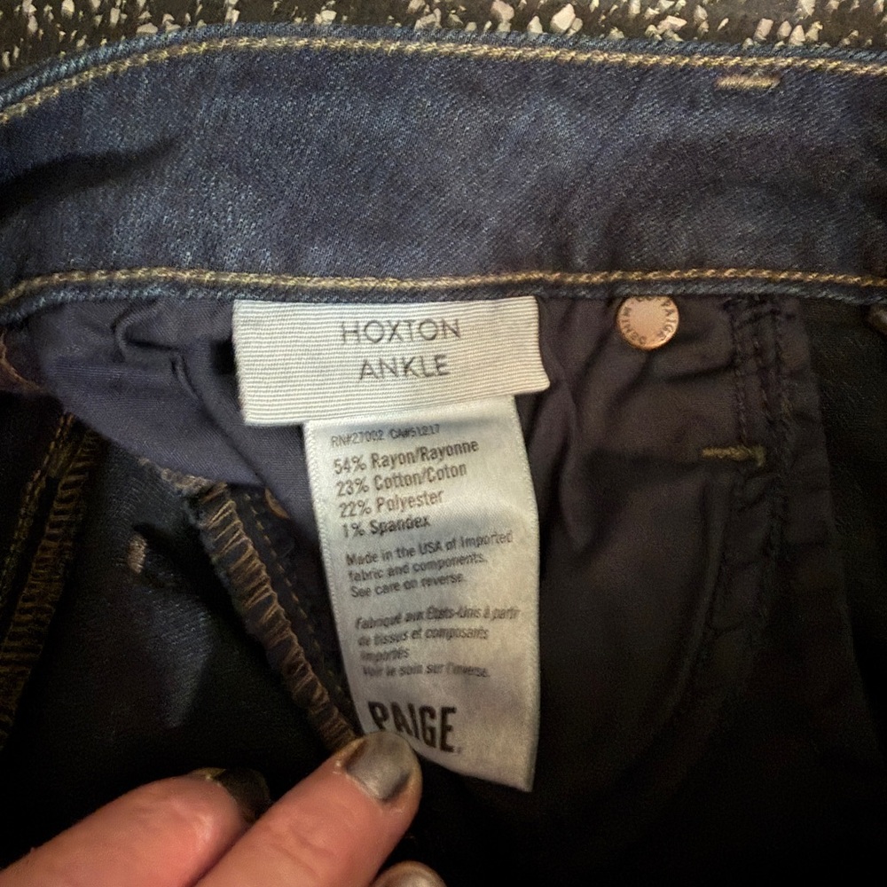 PAIGE Hoxton Ankle Women's Skinny Jeans NWT - Picture 5 of 10